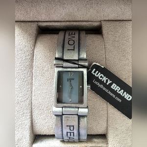 Lucky Brand Peace and Love Wrist Watch
